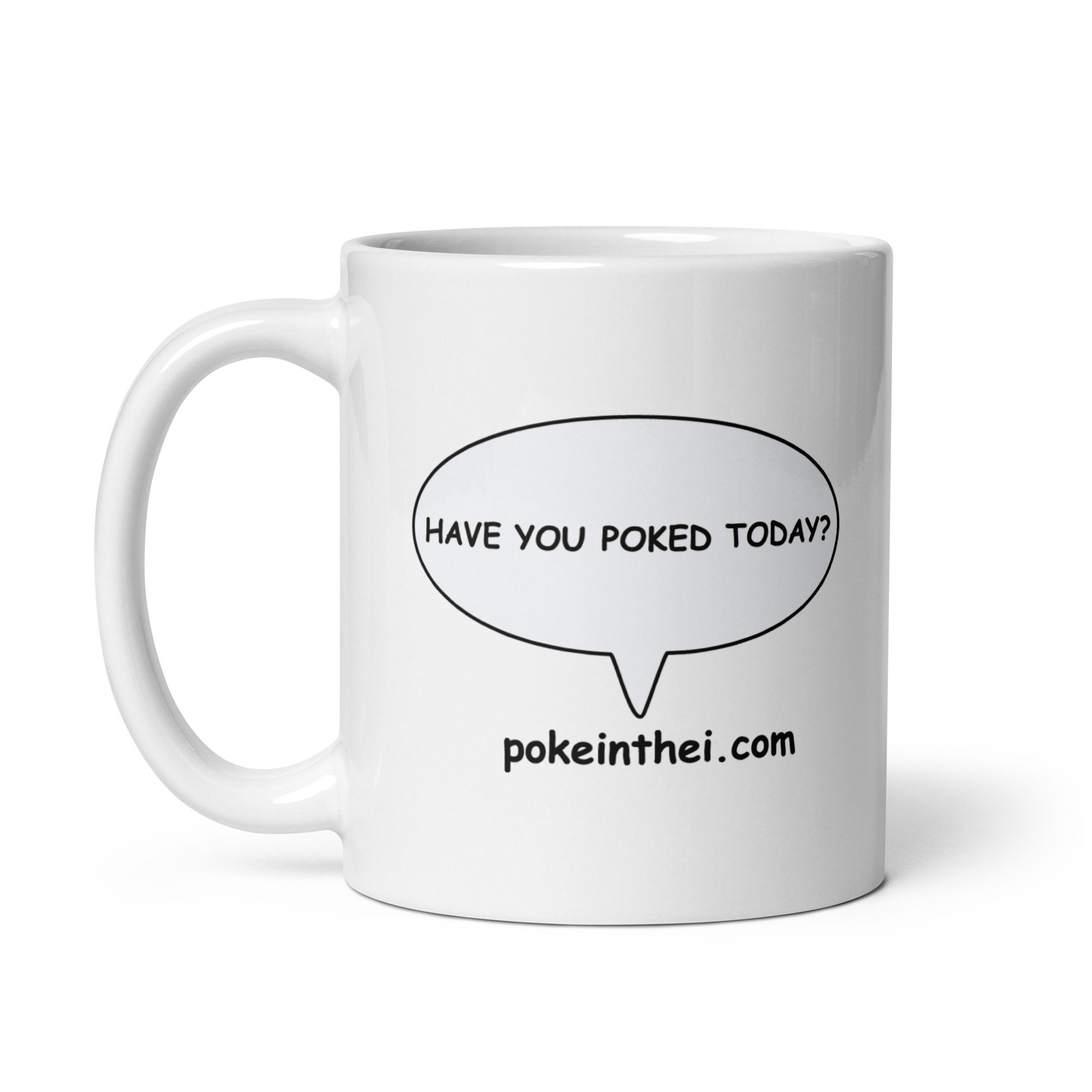 La La White glossy mug - Image 3