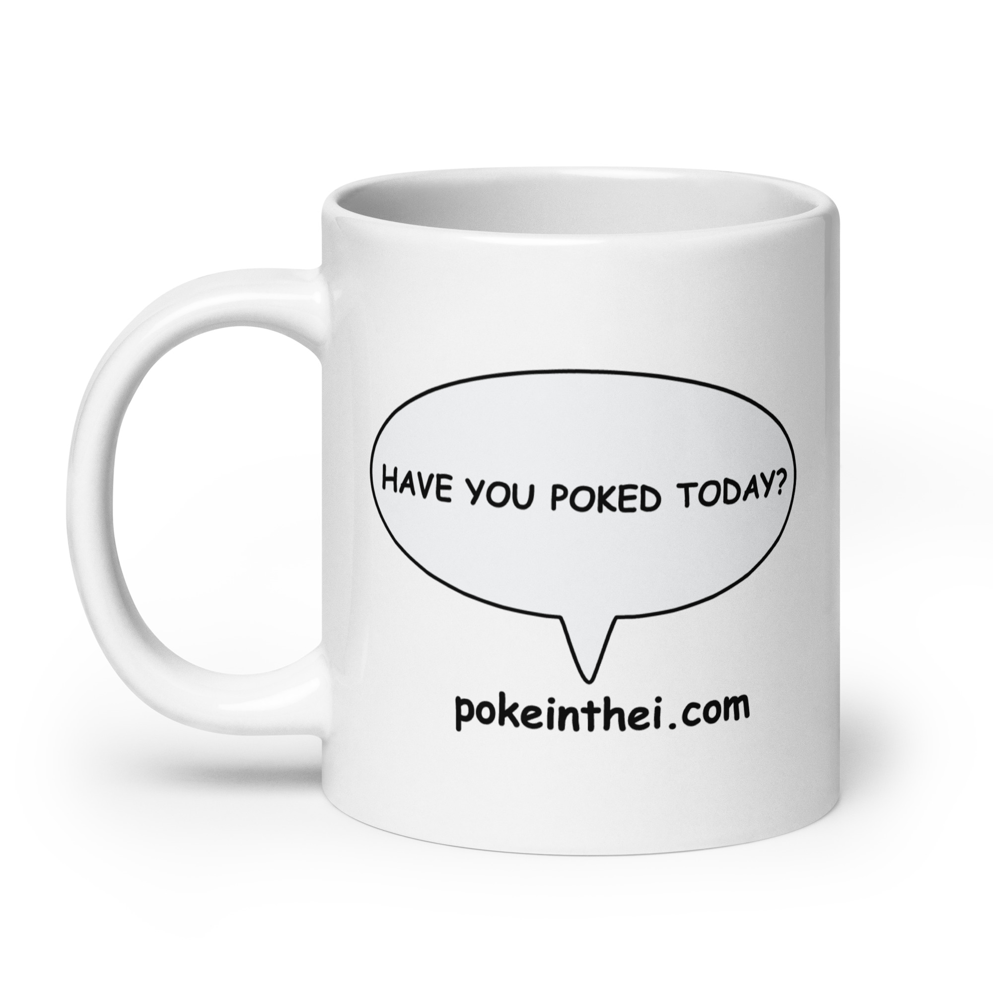 La La White glossy mug - Image 8