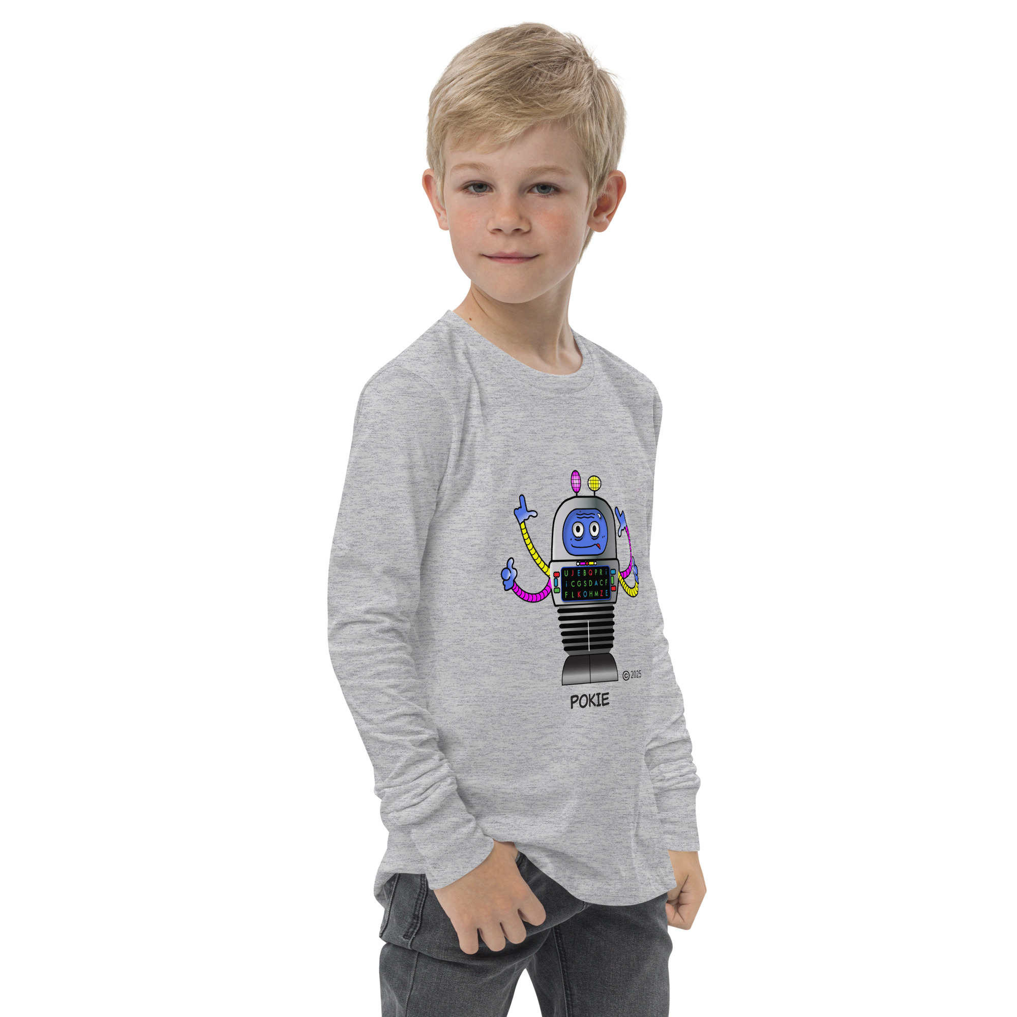 Pokie Youth long sleeve tee - Image 3