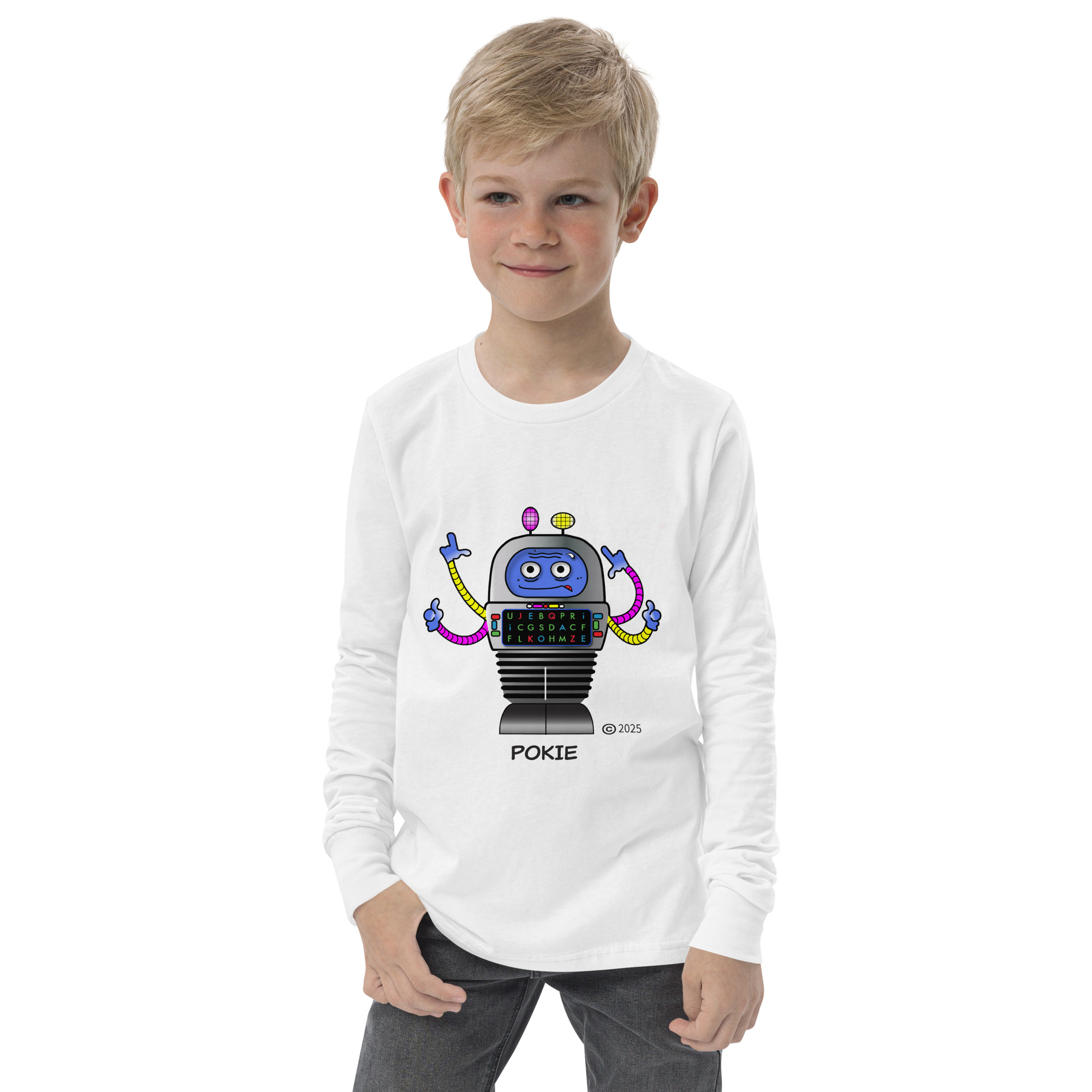 Pokie Youth long sleeve tee - Image 4