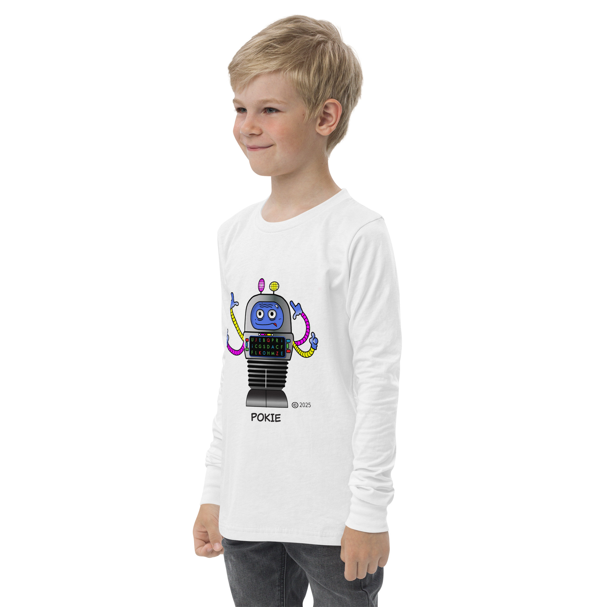 Pokie Youth long sleeve tee - Image 5