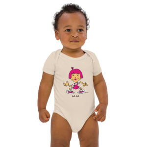 LA LA Organic cotton baby bodysuit