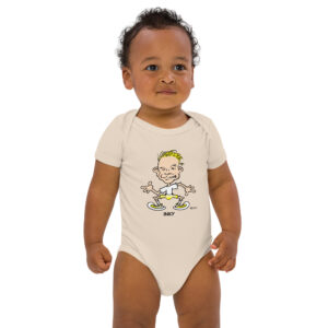 INKY Organic cotton baby bodysuit