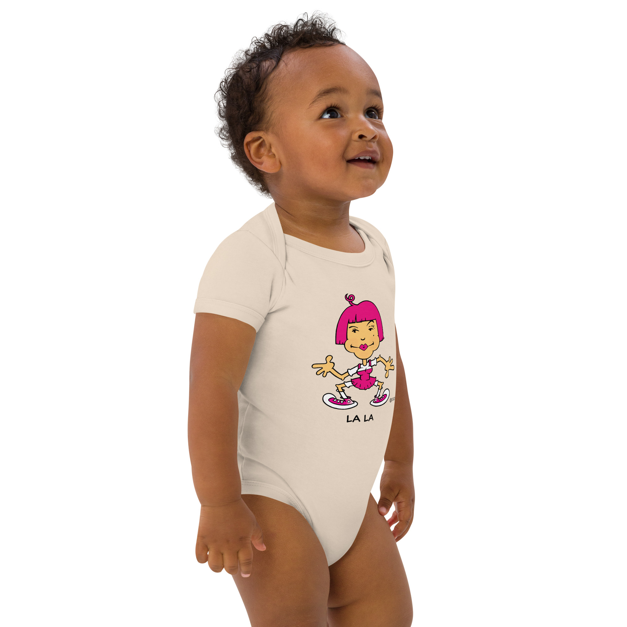 LA LA Organic cotton baby bodysuit - Image 2
