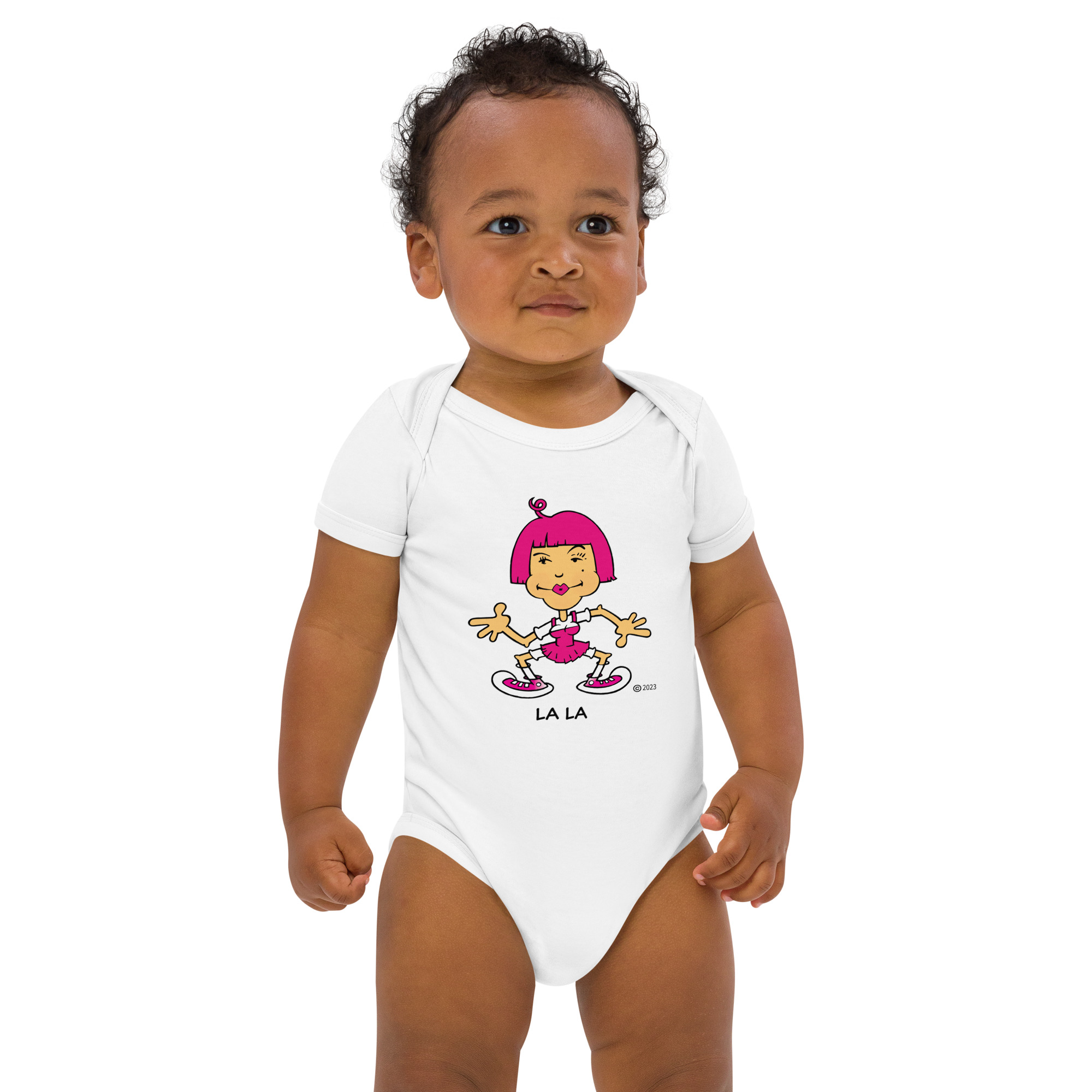 LA LA Organic cotton baby bodysuit - Image 3