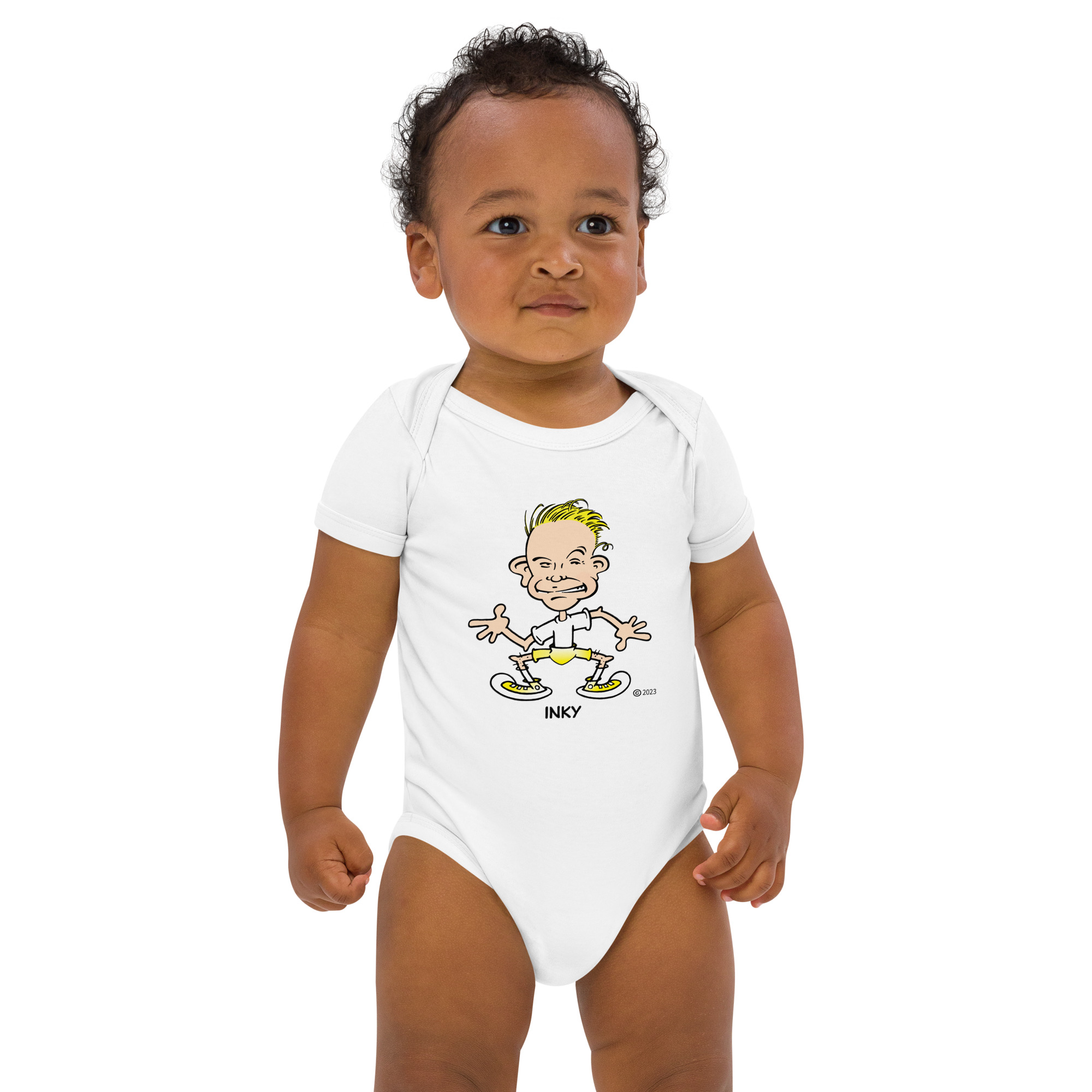 INKY Organic cotton baby bodysuit - Image 3