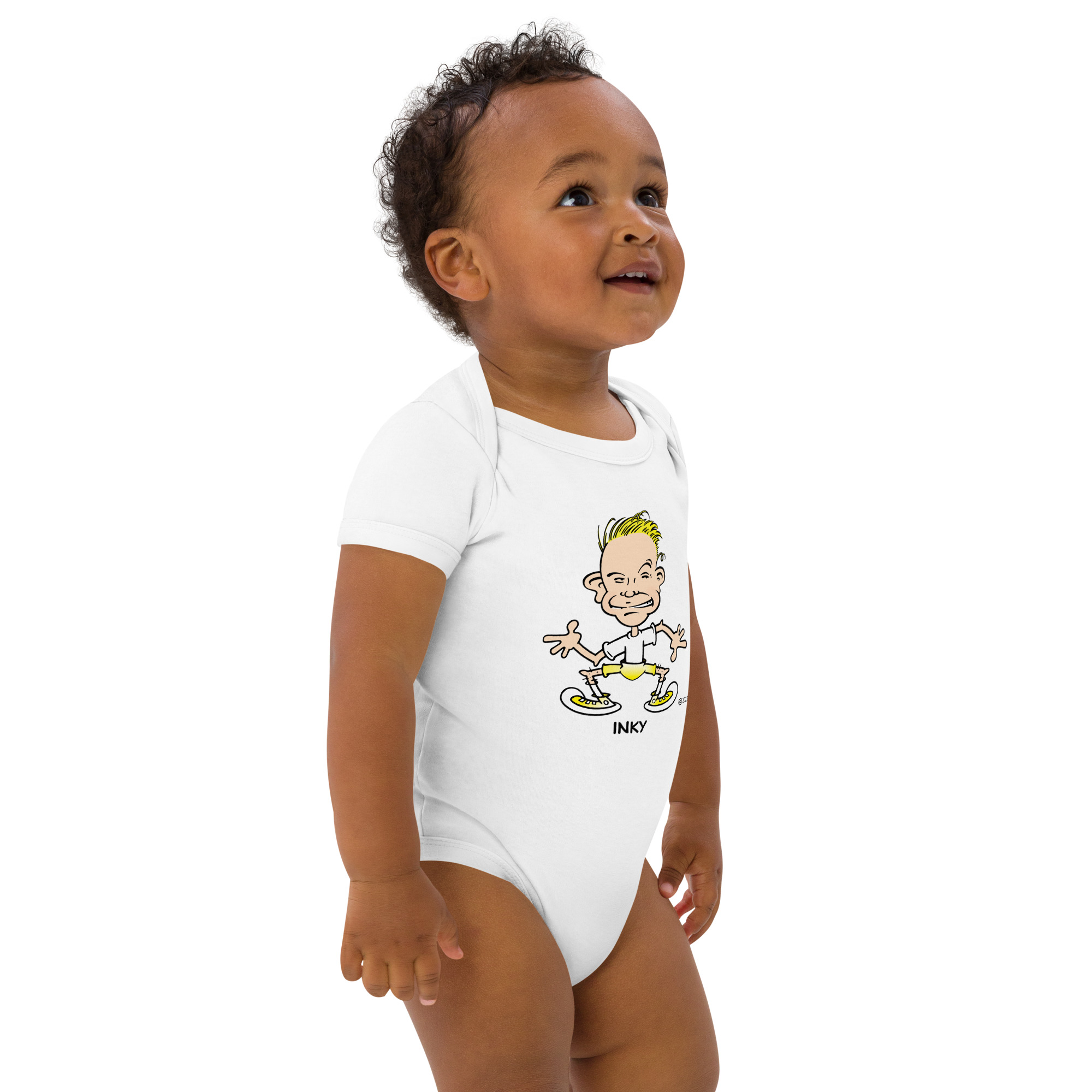 INKY Organic cotton baby bodysuit - Image 4